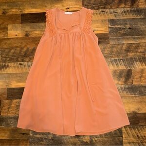 Ces Femme Sleeveless Coral Dress